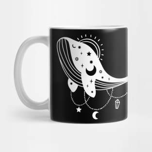 Aesthetic Halloween Whale Lover Moon Creepy Witchy Mug